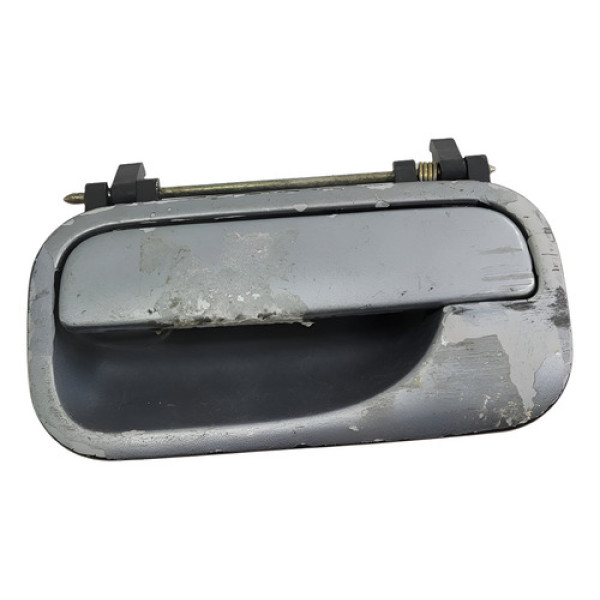Macaneta Externa Porta Traseira Esquerda Vectra 1997 2005 Preto Traseira