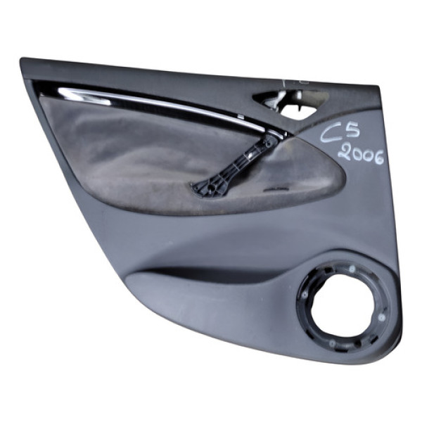Forro Porta Traseira Esquerda Citroen C5 2002 2005 Preto