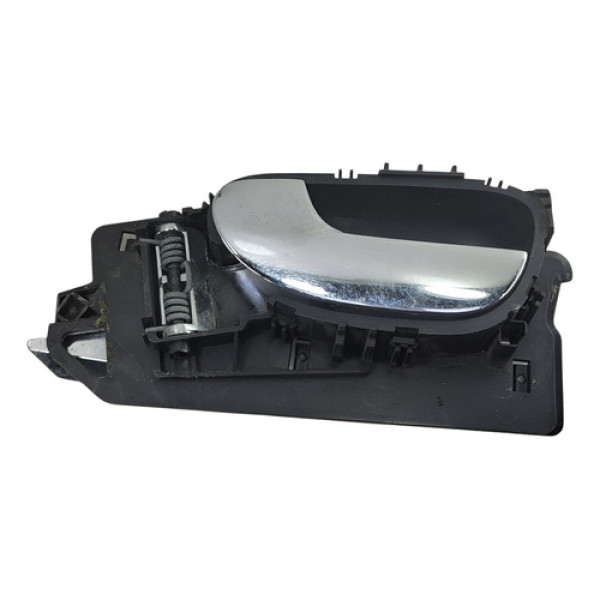 Macaneta Interna Traseira Esquerda Peugeot 307 2004 2013 Preto