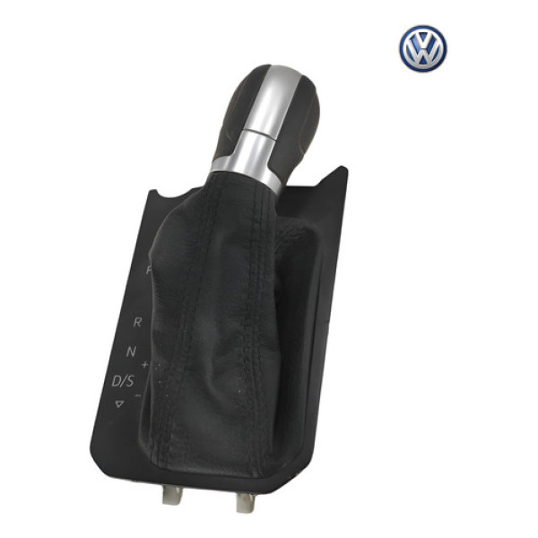 Manopla Câmbio Volkswagen Polo Virtus Nivus 2018 2022 Preto