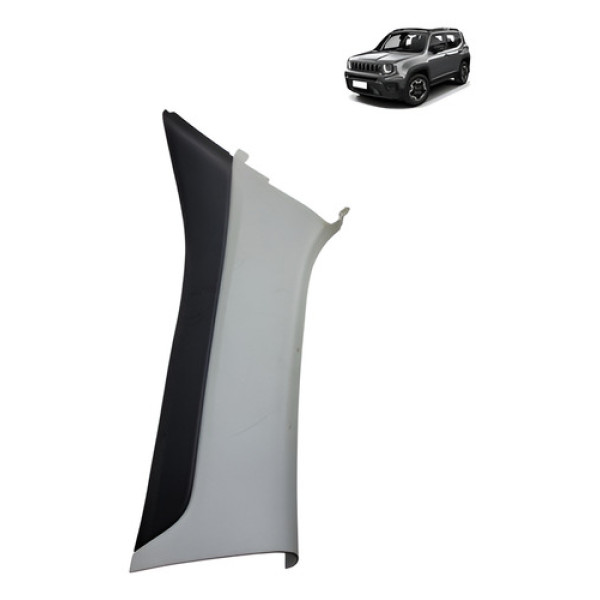 Acabamento Coluna Parabrisa Esquerdo Renegade 2015 Usado Branco