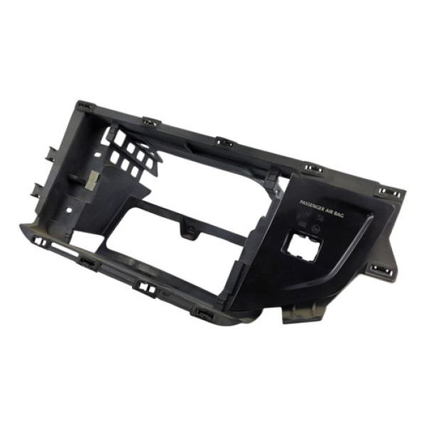 Moldura Painel Central Volkswagen Polo Virtus 2018 2020 Preto