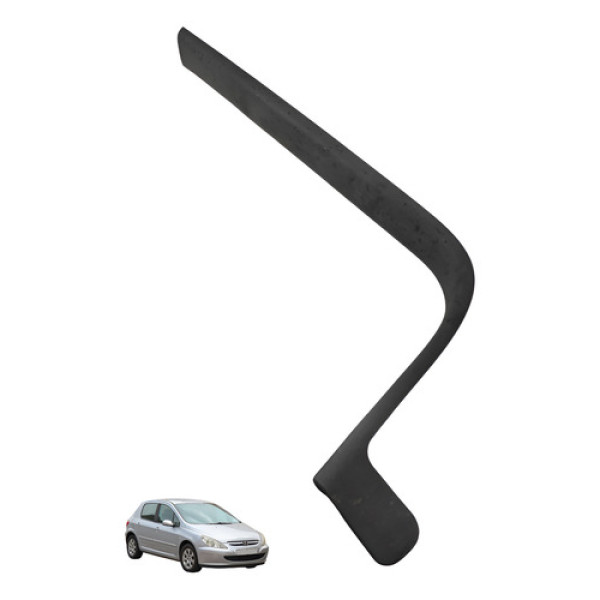 Soleira Porta Dianteira Direita Peugeot 307 2005 2006 Preto