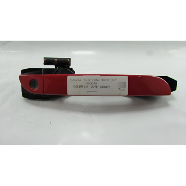 Maçaneta Externa Dianteira Direita Chery Celer 2015 Original Vermelho Dianteira