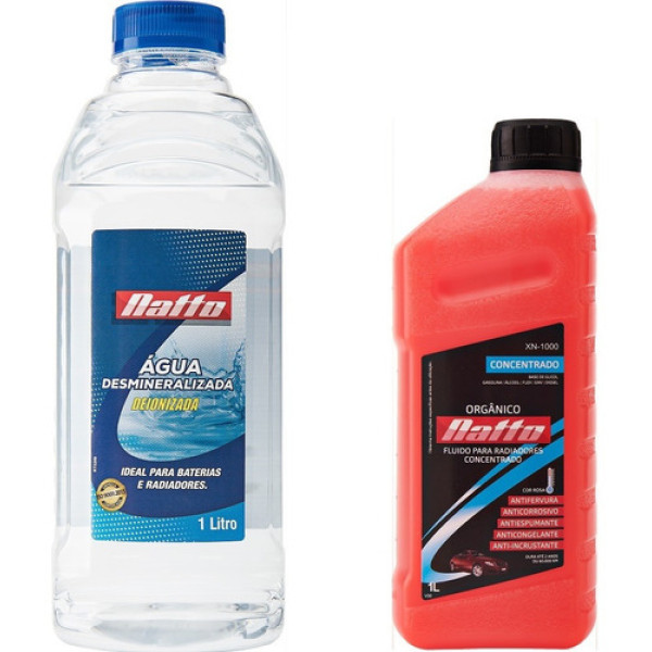 Fluido Radiador Concentrado + Água Desmineralizada