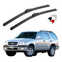 Jogo Palheta Limpador Parabrisa Chevrolet Blazer  1995 2012 Preto