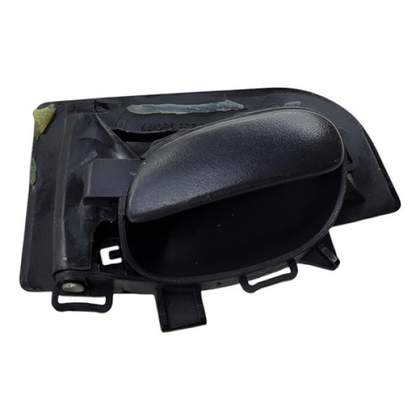 Puxador Macaneta Interna Direita Peugeot 206  1998 2014 Preto Dianteira
