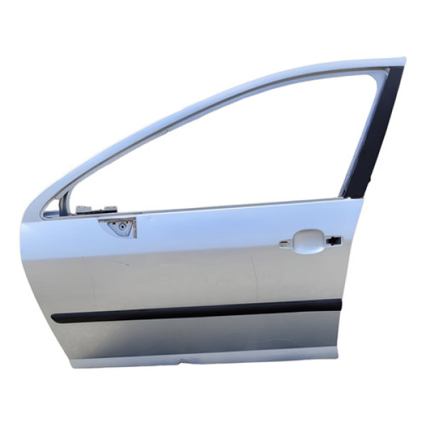 Porta Lateral Dianteiro Esquerdo Peugeout 407 Perua 2009 Dianteira Esquerdo Cinza