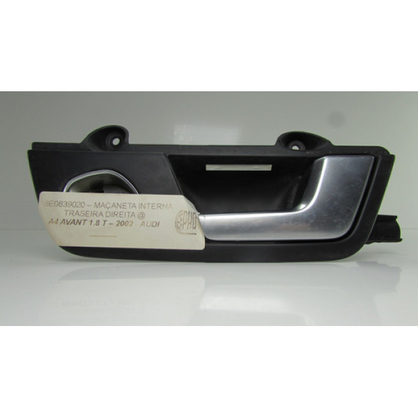 Maçaneta Interna Audi A4 2002 Original Traseira Direita Traseira