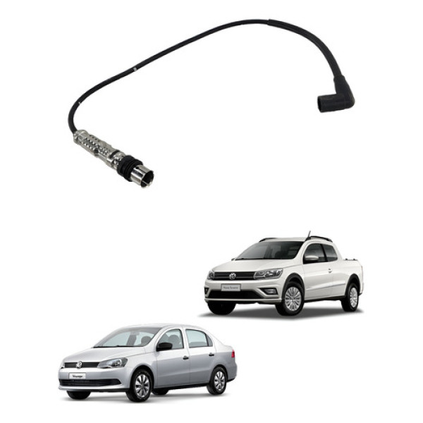 Cabo De Vela Volkswagen Gol Voyage Saveiro Fox Polo G5  Preto