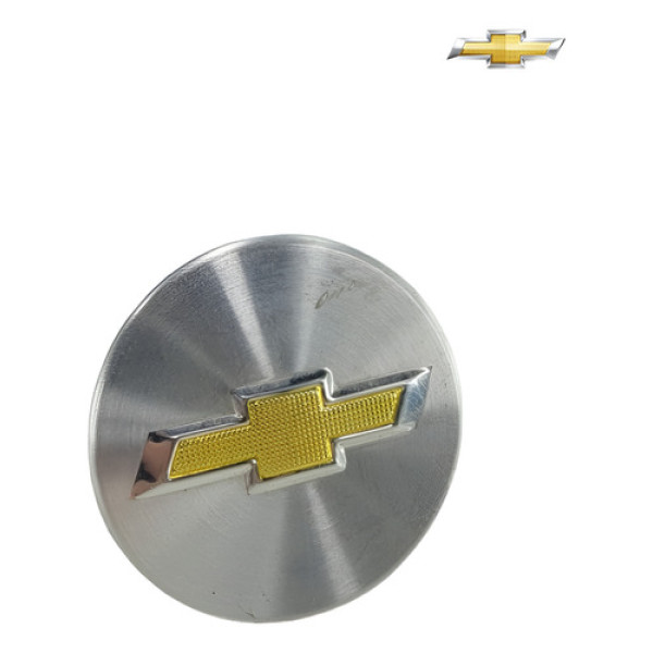 Calota Miolo Central Roda Chevrolet Cruze 2012 2014  Prateado