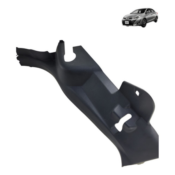Acabamento Soleira Traseiro Esquerdo Toyota Yaris 2019 2020 Preto