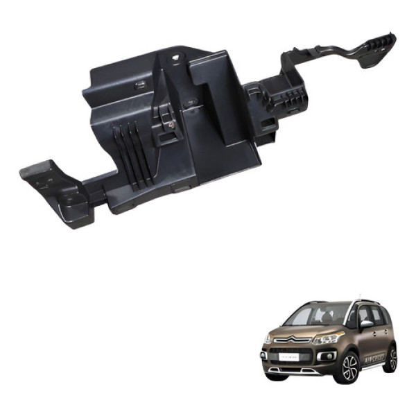 Acabamento Direito Porta Malas Citroen Aircross 2012  2017 Preto