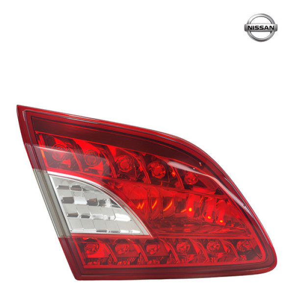 Lanterna Tampa Traseira Esquerda Nissan Sentra 2014 2018 Esquerdo Vermelho