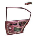 Porta Traseira Direita Chevrolet Omega Suprema 1992 1993 Traseira Direito Vermelho