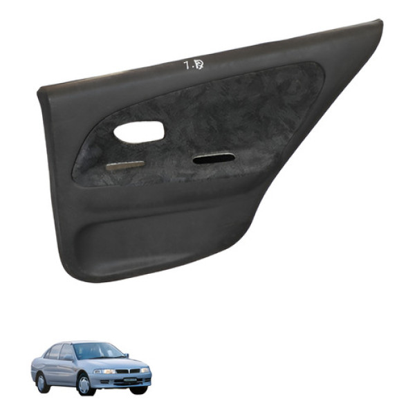 Forro Porta Traseiro Direito Mitsubishi Lancer 1997 Usado Preto