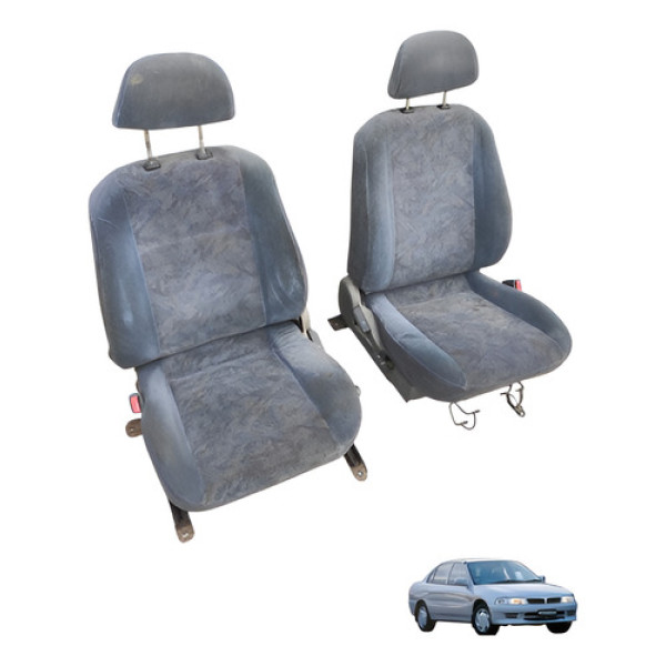 Bancos Dianteiros Mitsubishi Lancer 1997 Preto