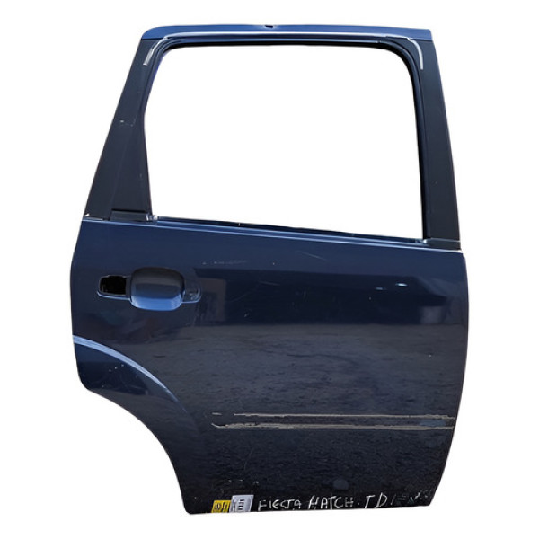 Porta Traseira Direita Ford Fiesta 2003 2014 Traseira Direita Cinza