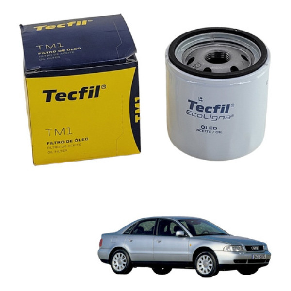 Filtro De Oleo Audi A4 2.4 24v 1998 2001 Tecfil 