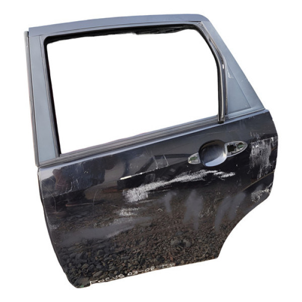 Porta Traseira Esquerda Ford Focus 2003 2008 Traseira Esquerda Preto