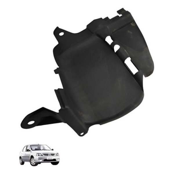 Protetor Anteparo Parabarro Dianteiro Esquerdo Logan 2010