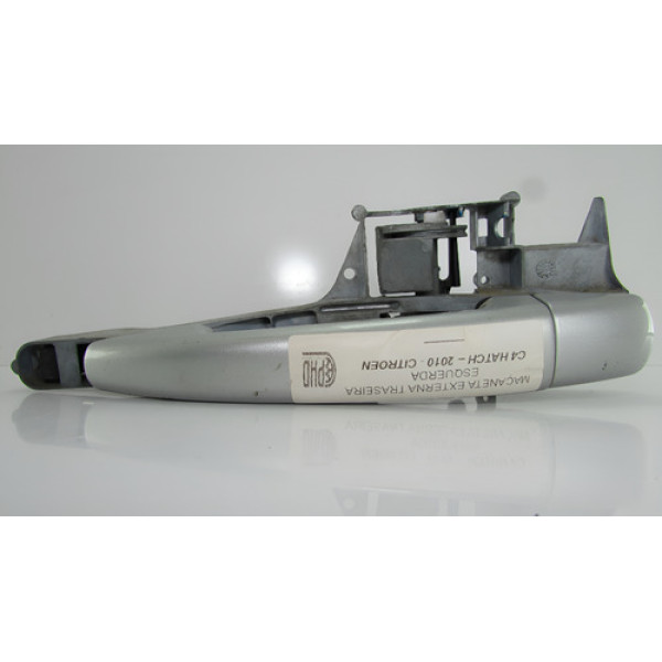 Maçaneta Externa Citroen C4 2010 Original Traseira Esquerda Cinza Traseira