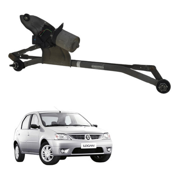 Maquina Vidro Limpador Parabrisa Renault Logan 2009 Delanteiro