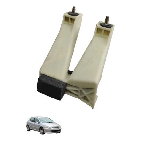 Trilho Guia Vidro Traseiro Direito Peugeot 307 2005 2006 Branco