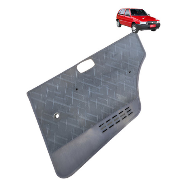 Forro Porta Traseira Direita Fiat Uno Fire 2005 2008 Preto