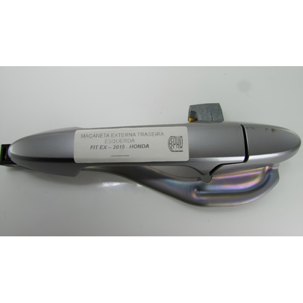 Maçaneta Externa Honda Fit 2015 Original Traseira Esquerda Prateado