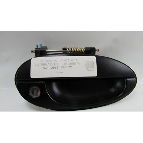 Maçaneta Externa Dianteira Direita Chery Qq - 2013 Original Preto Dianteira