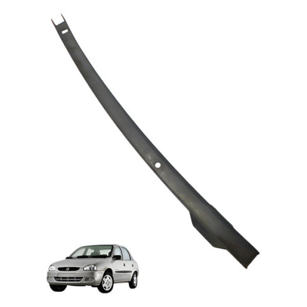 Guia Vidro Porta Dianteira Esquerda Corsa Classic 2002 2003 Cinza-escuro