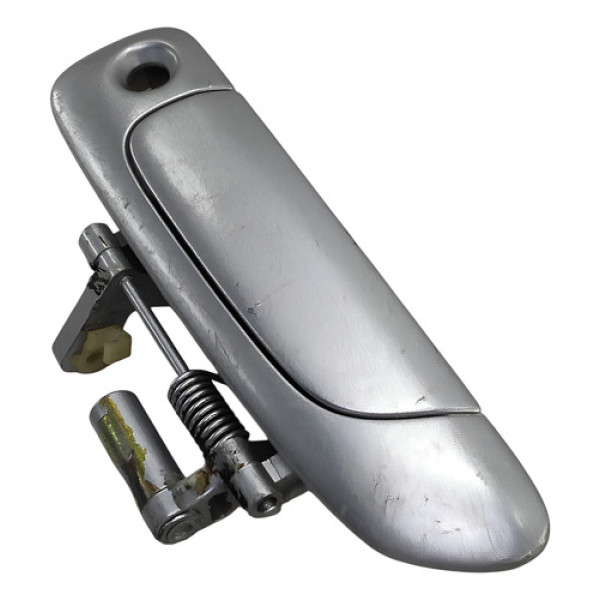 Macaneta Externa Dianteira Esquerda Honda Fit 2006 2007 Cinza Dianteira