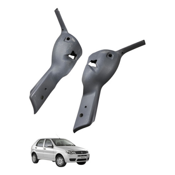 Par Moldura Soleira Fiat Palio Fire Sapao 2007 2008 Usado Preto