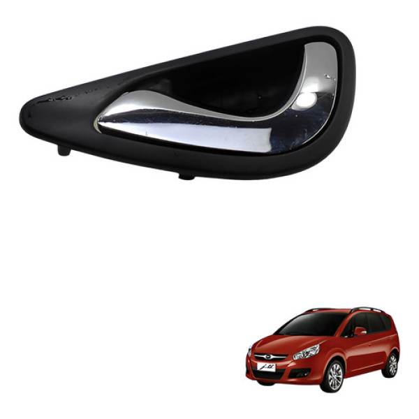 Macaneta Interna Dianteira Esquerda Jac J6 2010 2013 Preto Dianteira/traseira
