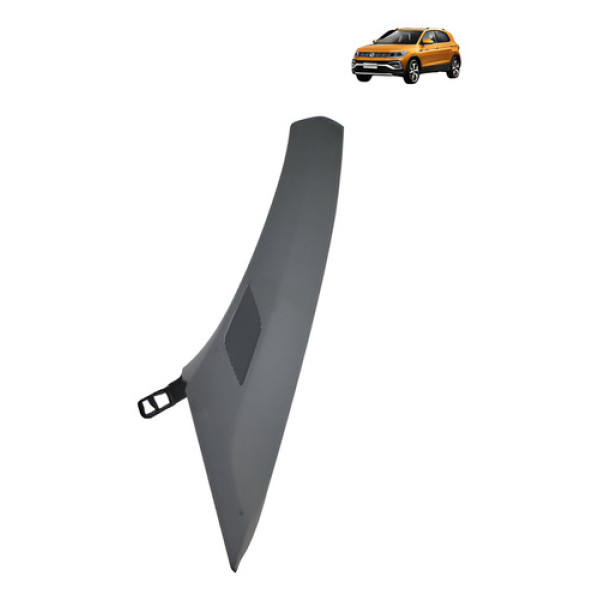 Moldura Twitter Coluna Parabrisa  Tcross 2021 2022 Preto