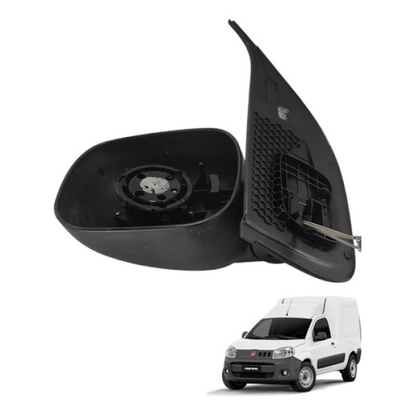 Retrovisor Moldura Esquerdo Fiat Fiorino 2016 2021