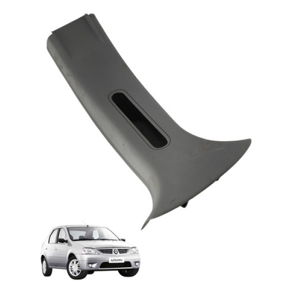 Acabamento Coluna Central Direito Renault Logan 2009 Usado