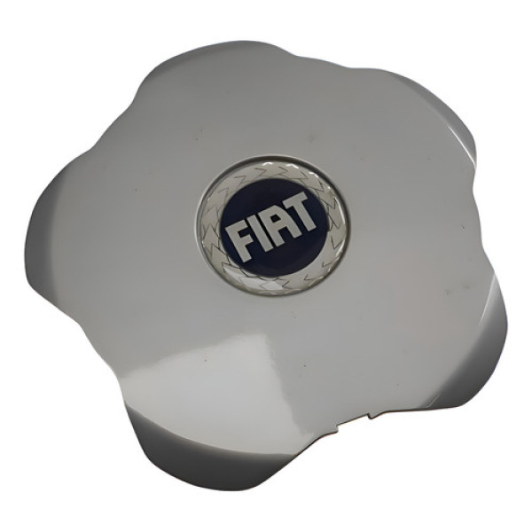 Calota Central Roda Fiat Palio  Palio Weekend 2001 2010 Cinza