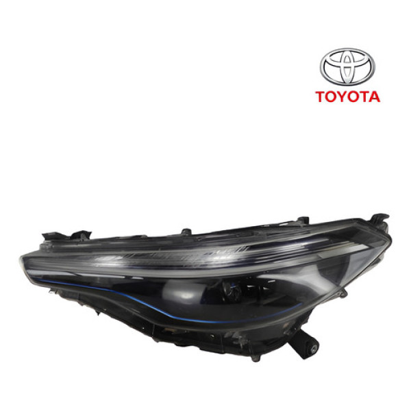 Farol Dianteiro Detalhe Esquerdo Toyota Corolla Híbrido 2020 Esquerdo