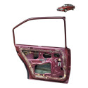 Porta Traseira Esquerda Chevrolet Omega Suprema 1992 1993 Traseira Esquerda Vermelho