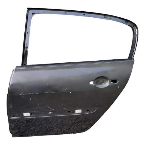 Porta Traseira Esquerda Renault Megane 2008 2009 Traseira Esquerda Preto