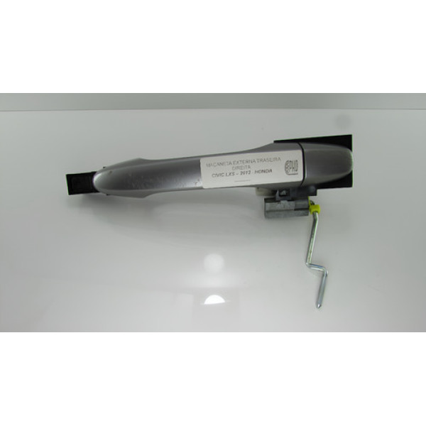 Maçaneta Externa Honda Civic 2012 Original Traseira Direita Prateado