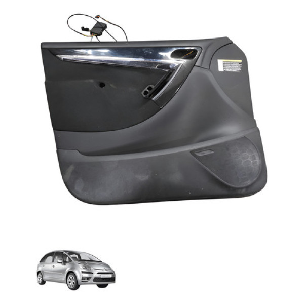 Forro Porta Dianteiro Esquerda C4 Picasso 2011 2012 Usado Cinza-escuro