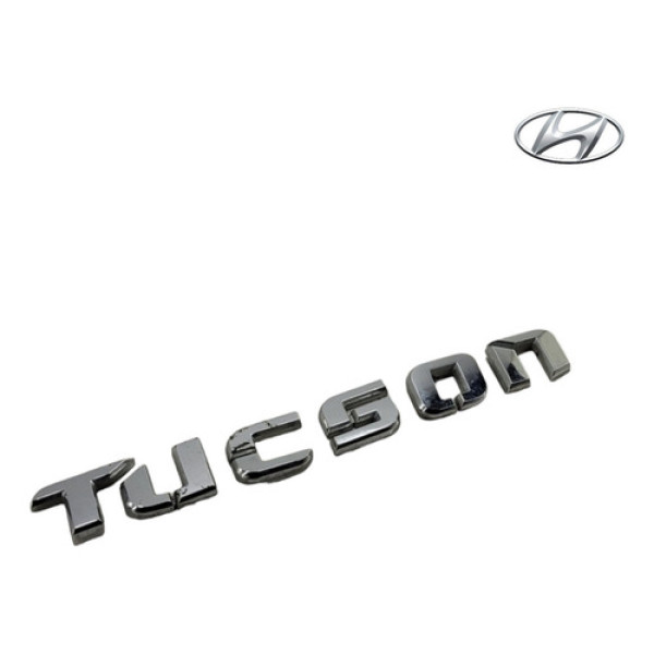 Emblema Letreiro Escrita Hyundai Tucson Tampa Traseira Mala