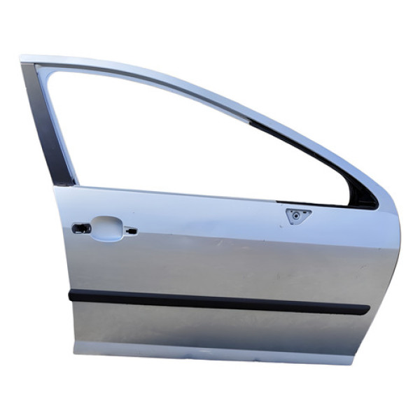 Porta Lateral Dianteiro Esquerdo Peugeout 407 Perua 2009 Dianteira Direito Cinza