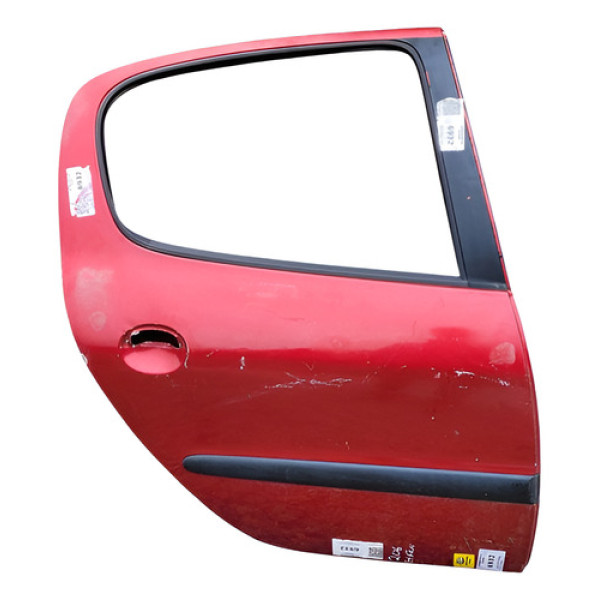 Dobradica Porta Traseira Direita  Peugeout 206  2008 2010 Traseira Direito Vermelho
