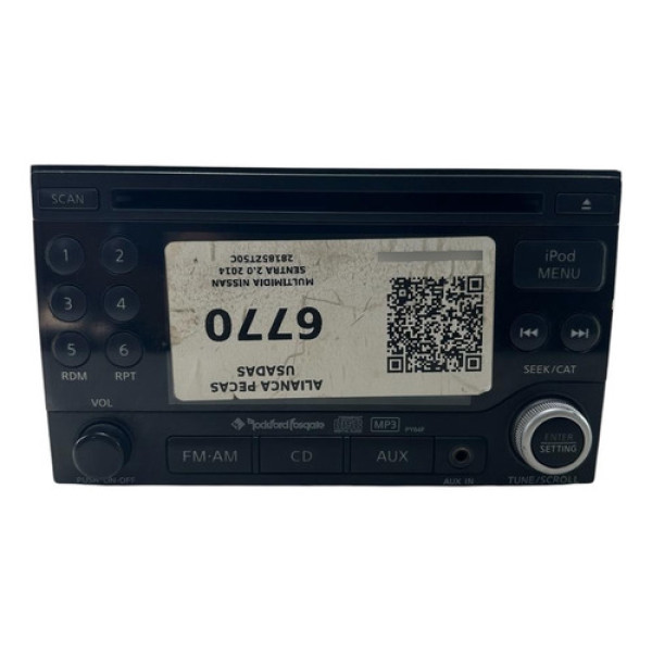 Radio Som Multimidia Nissan Sentra 2008 2012 Cd Player