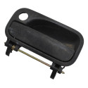 Macaneta Externa Porta Dianteita Direita Vectra 1997 2005 Preto Dianteira