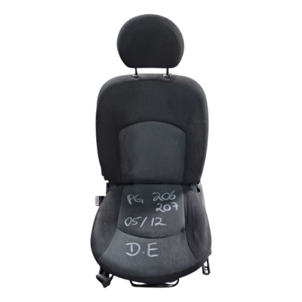 Banco Dianteiro Esquerda Peugeot 206 207 2005 2008 Preto